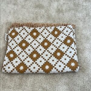 IKEA Svartfryle Geometric Patterned Throw Blanket
